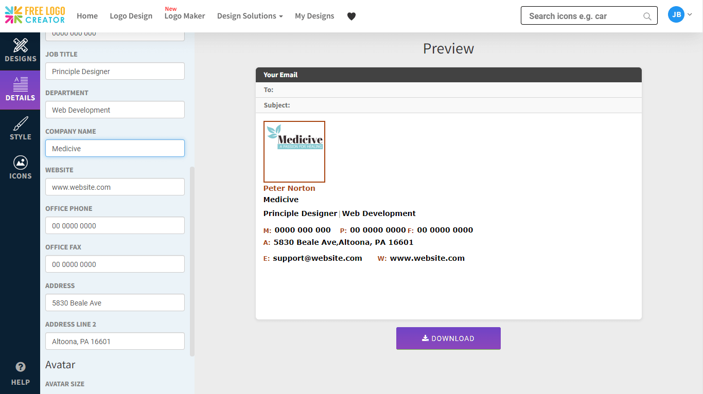 Free Email Signature Generator | Tons of Design Templates